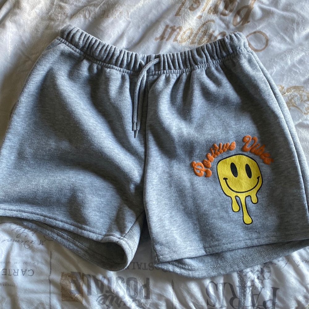 Grey sweat shorts